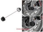 Triumph Speed Twin / Scrambler 1200 Vorderrad Achsprotektor von Evotech Performance